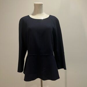 Armani Collezioni Navy Women's Blouse